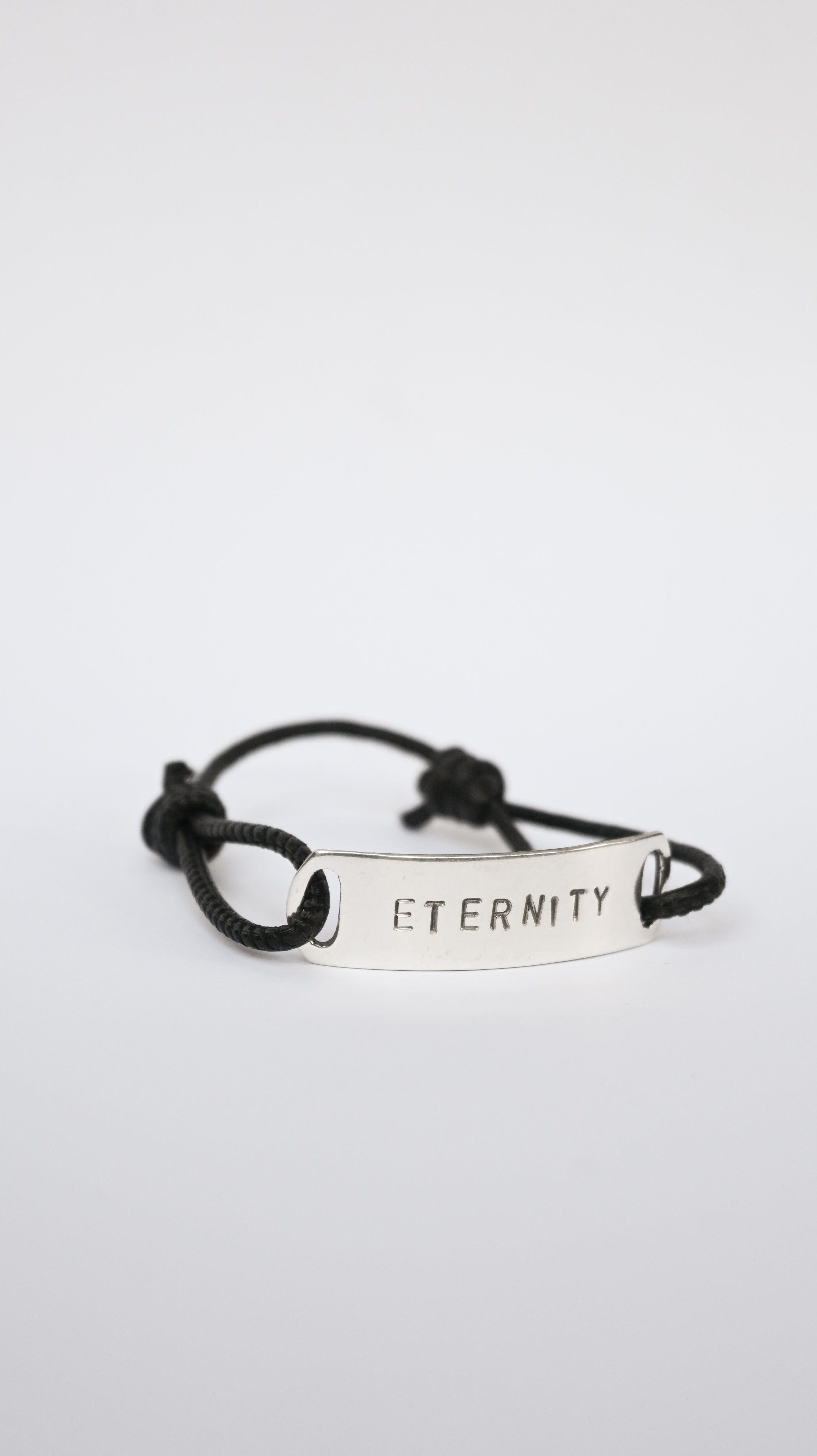 Pulsera Cuero Eternity Silver