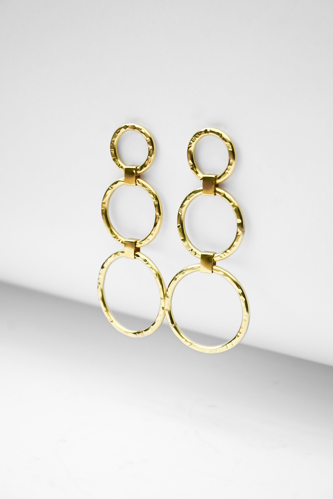 Aros Círculo Triple Bronce L