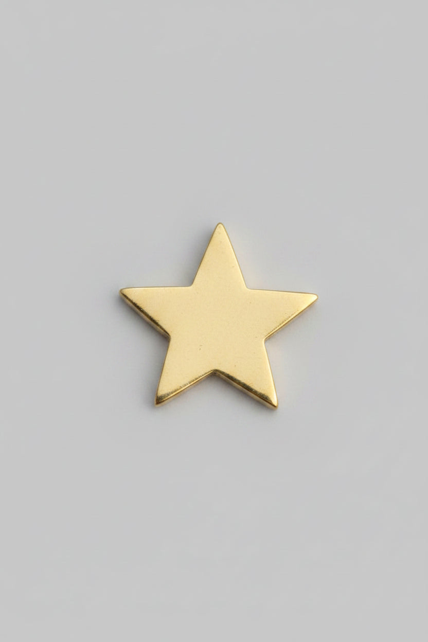 Colgante Estrella Lisa Bronce