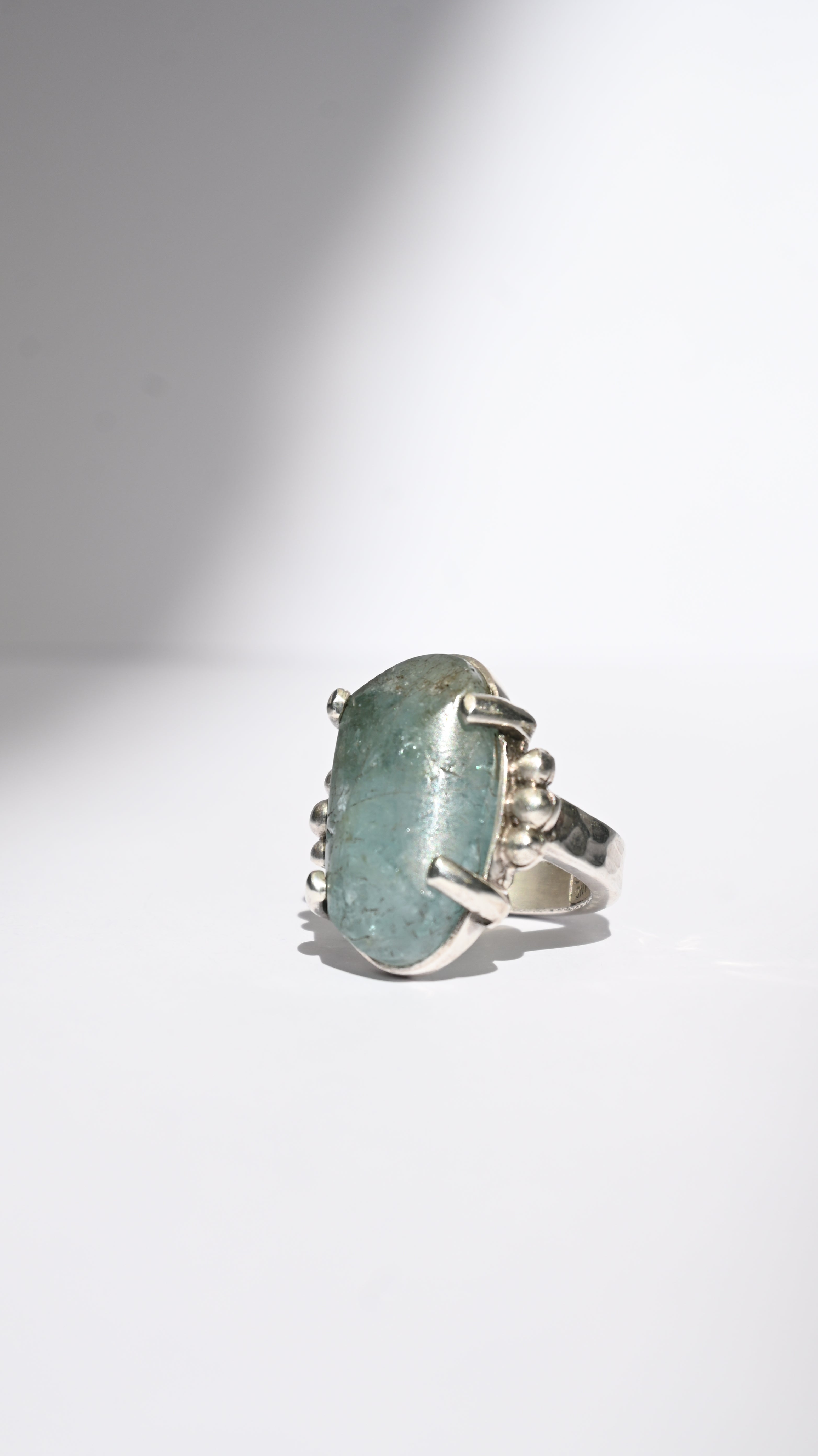 Anillo Aguamarina Grifas Silver