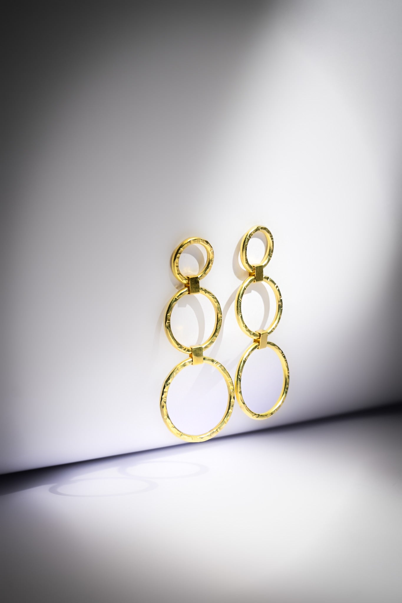 Aros Círculo Triple Bronce L