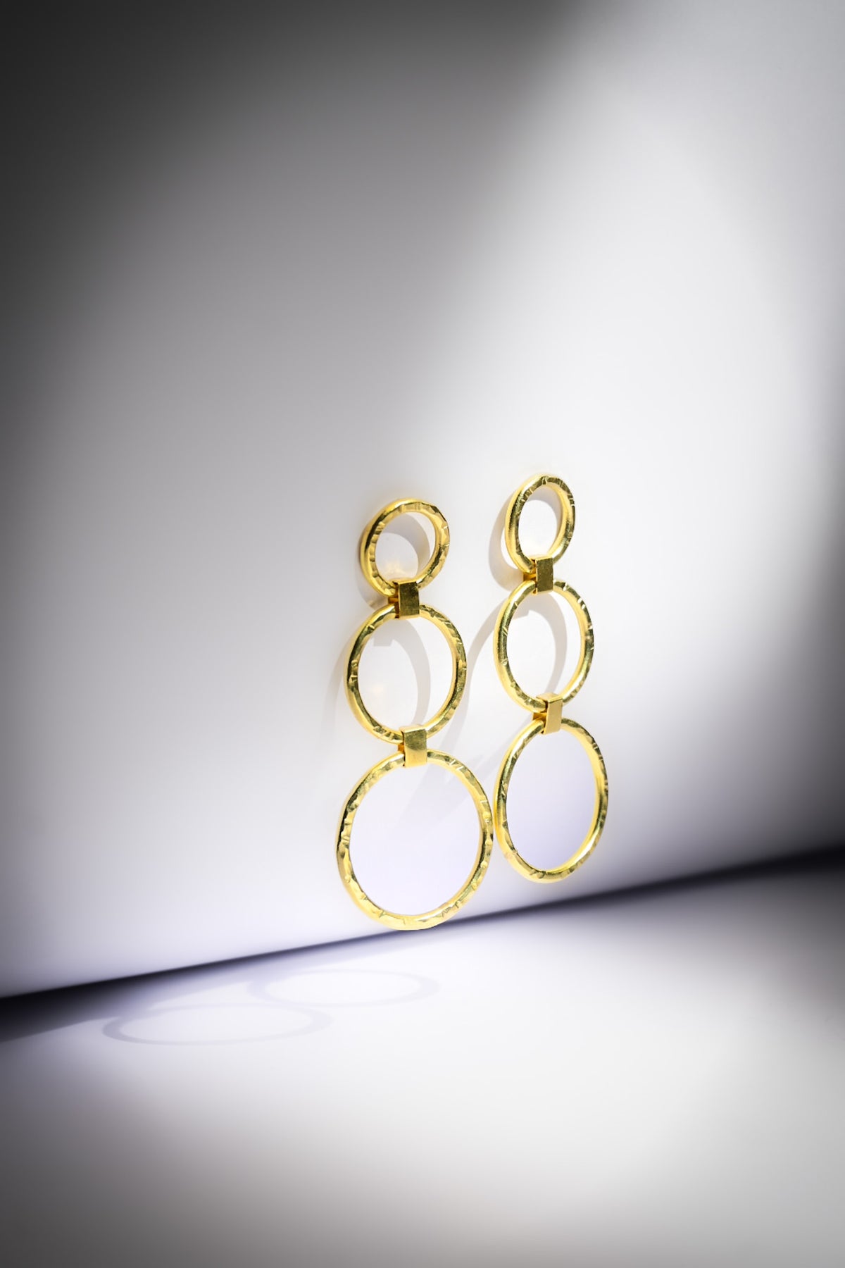 Aros Círculo Triple Bronce M