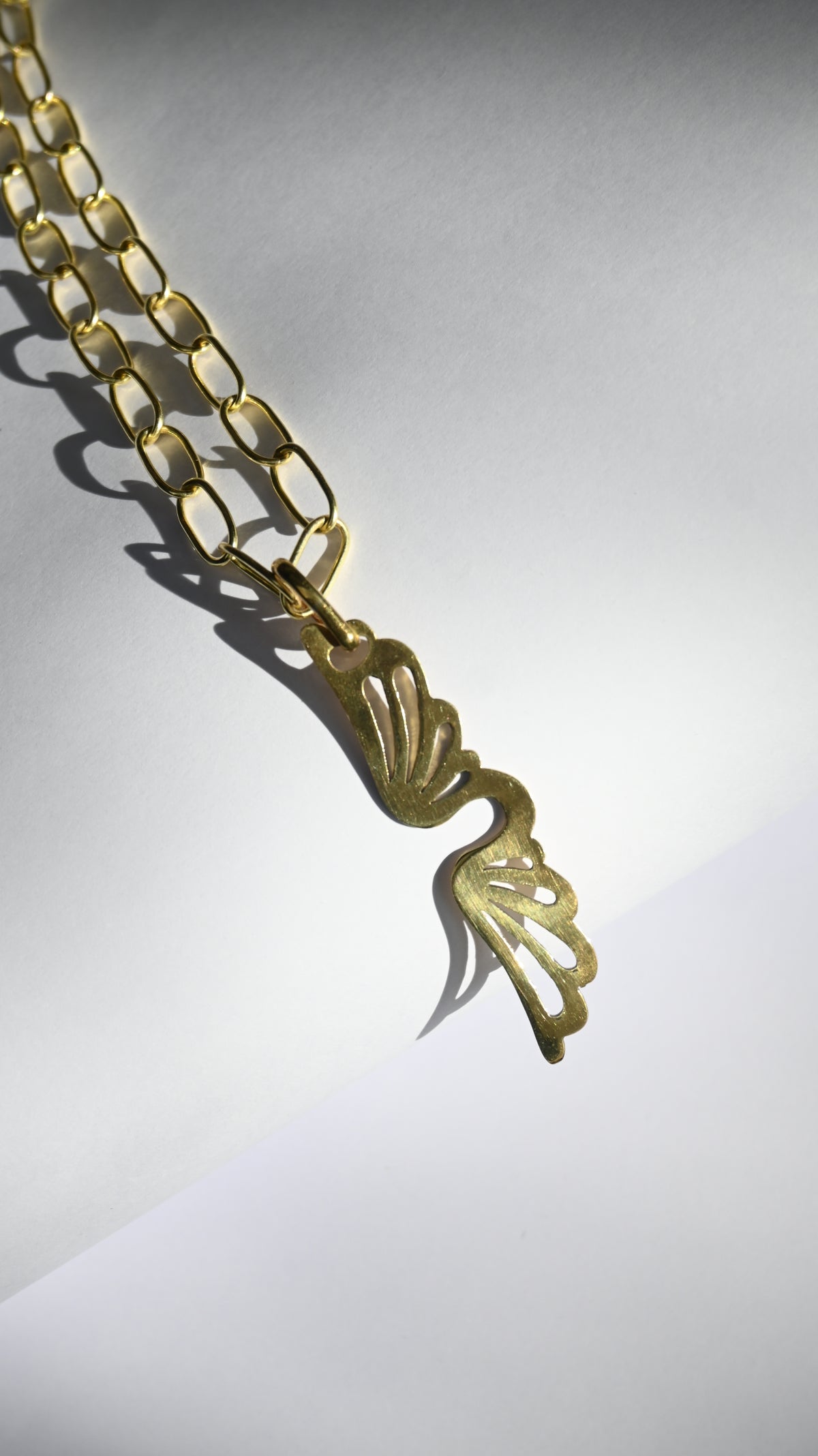 Colgante Ala Doble Bronce