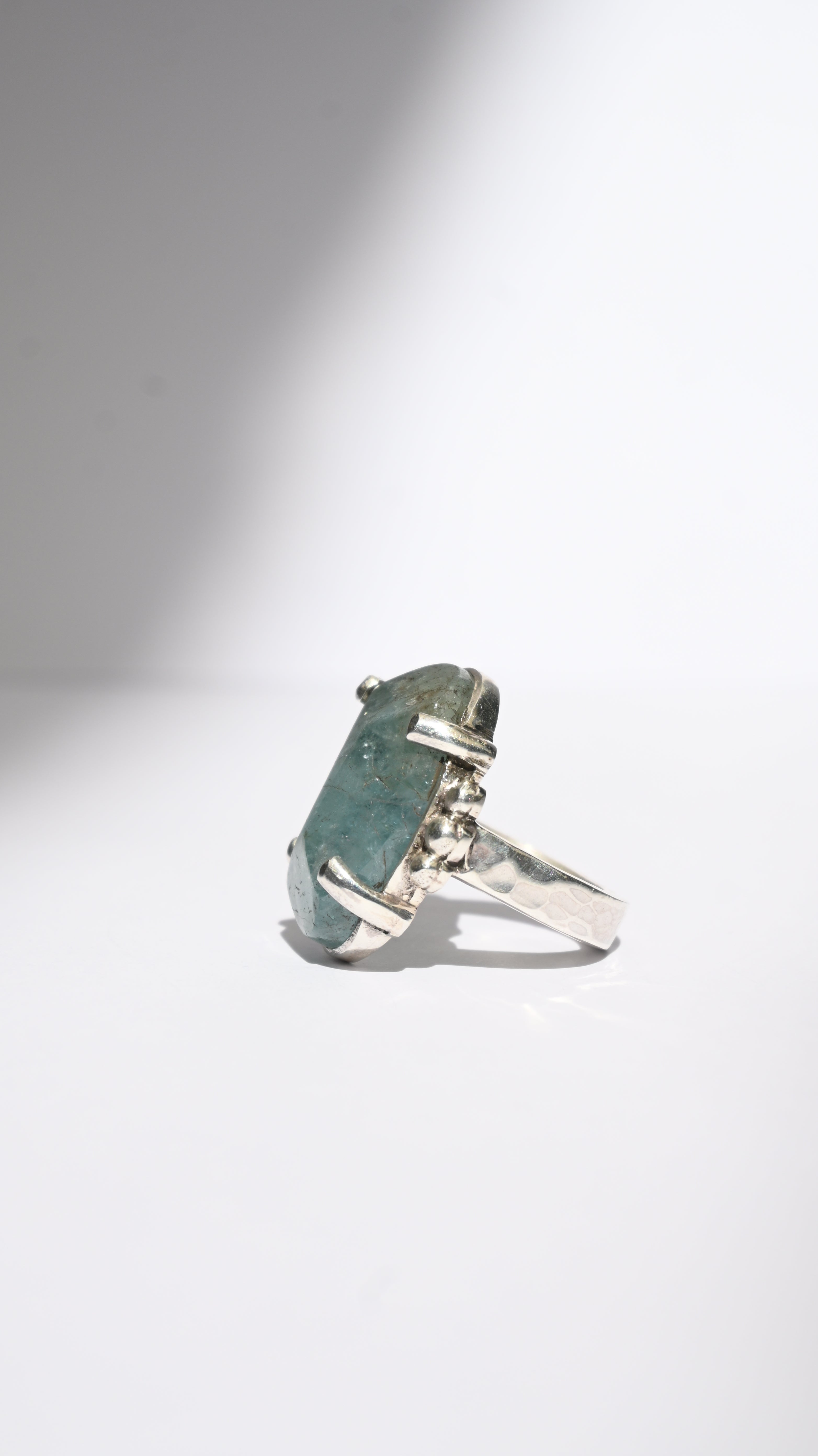 Anillo Aguamarina Grifas Silver