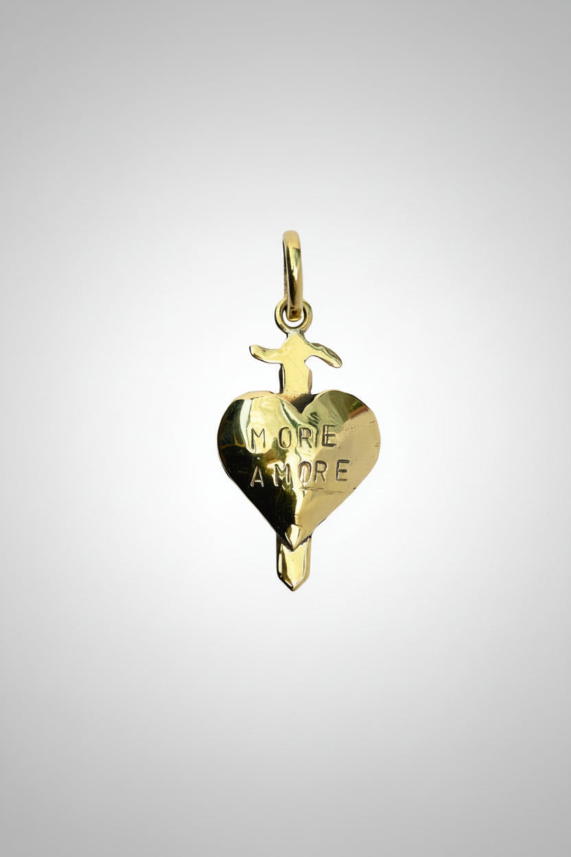 Colgante Corazón Espada More Amore S Bronce