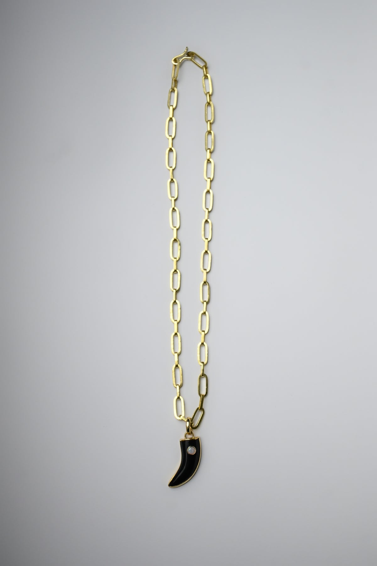 Cadena Clip Plana Bronce 55 cms
