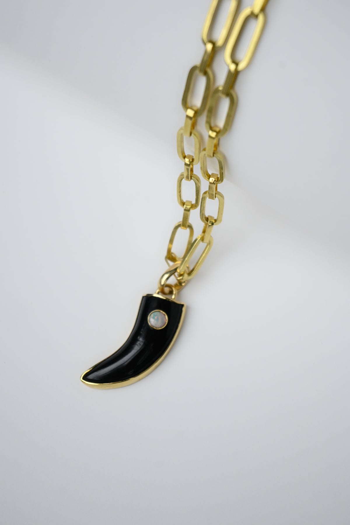 Cadena Clip Plana Bronce 55 cms