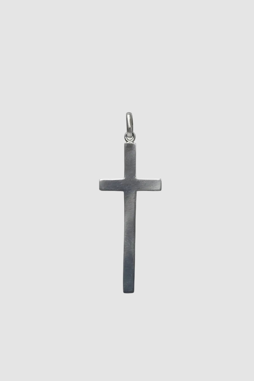Colgante Cruz Larga Plata