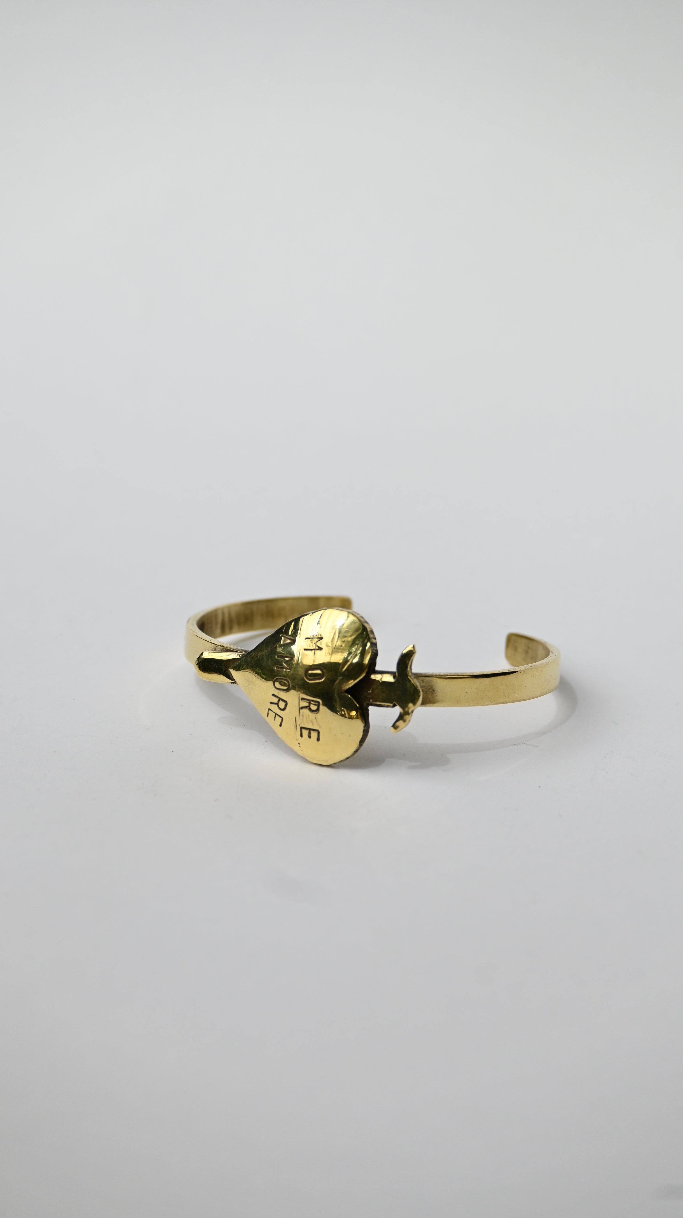 Esclava Corazón Espada More Amore Bronce