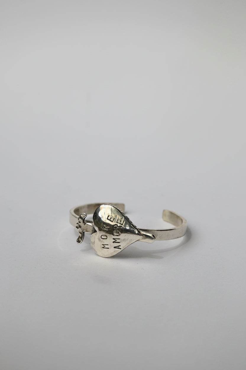 Esclava Corazón Espada More Amore Plata
