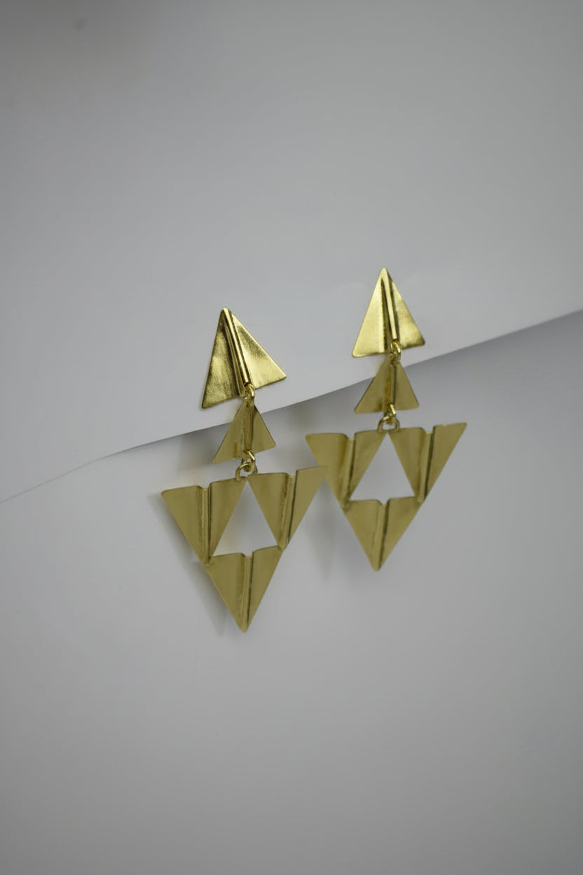 Aros Triángulos S Bronce