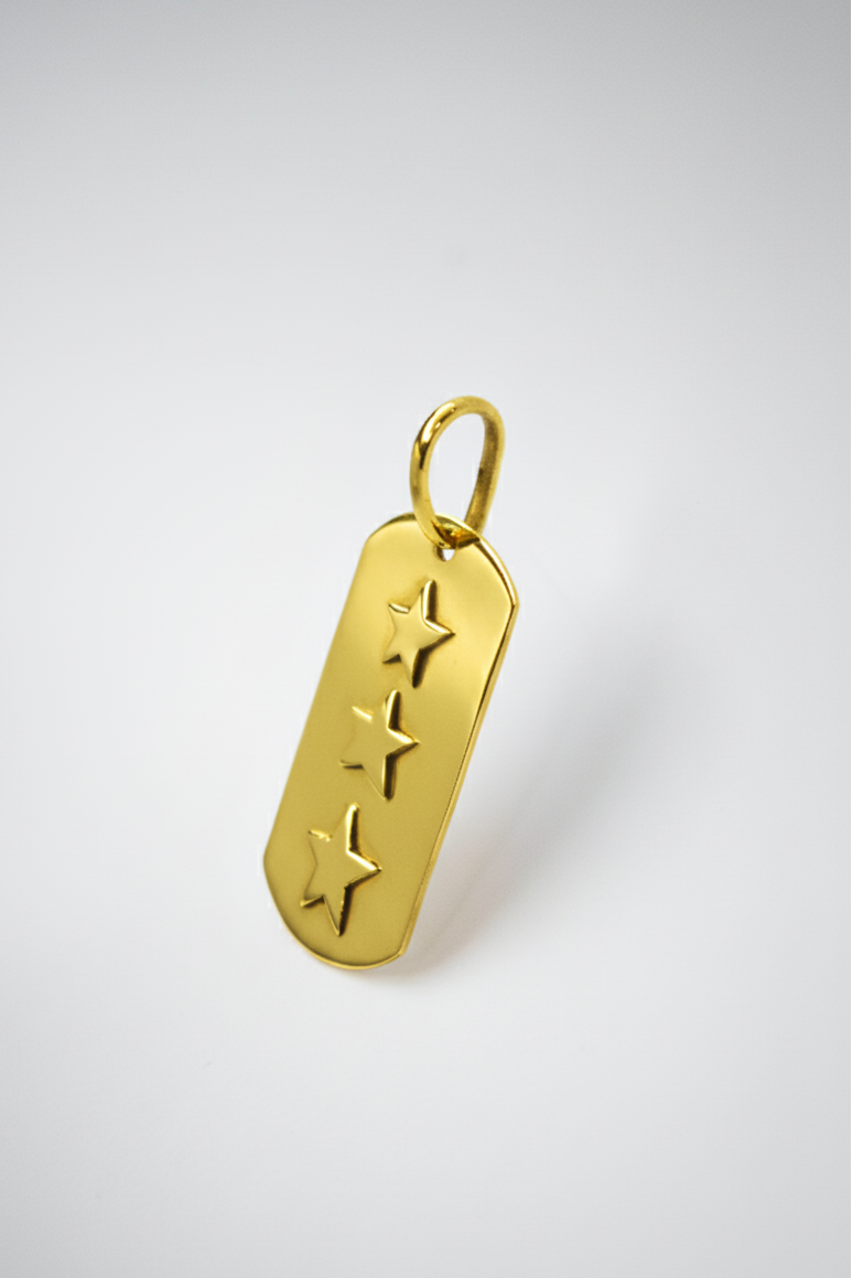 Placa Tres Estrellas Bronce