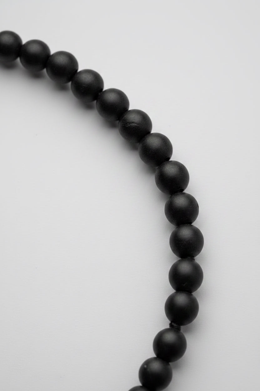 Collar Ónix Opaco 4mm