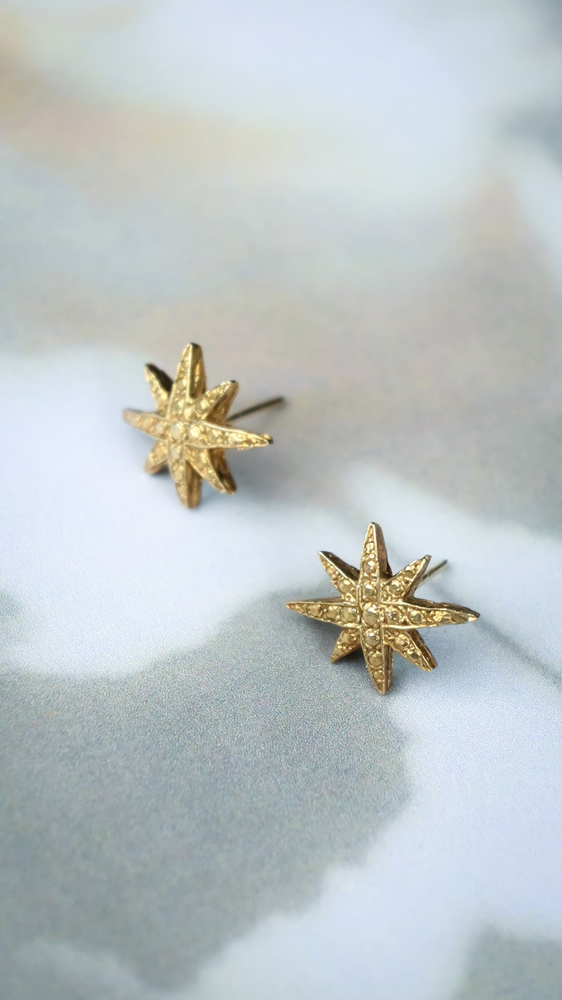 Aros Estrella Baño Oro