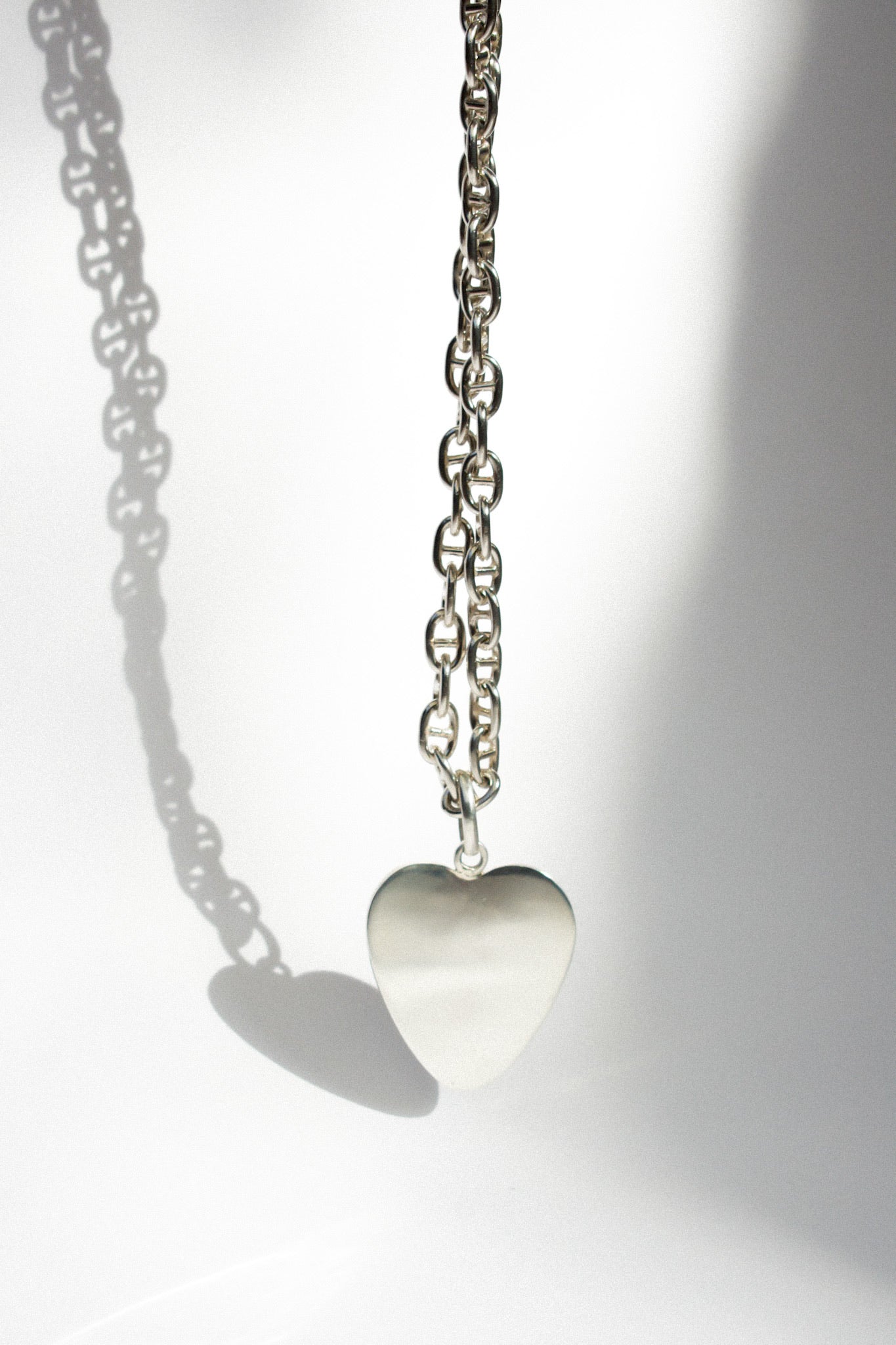 Colgante Corazón Ónix Circón Silver