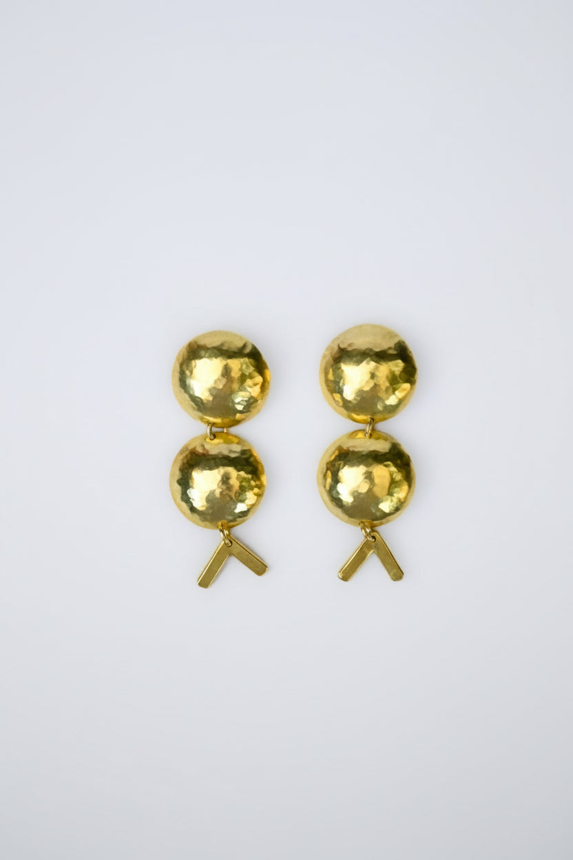 Aros Circulo Doble Bronce
