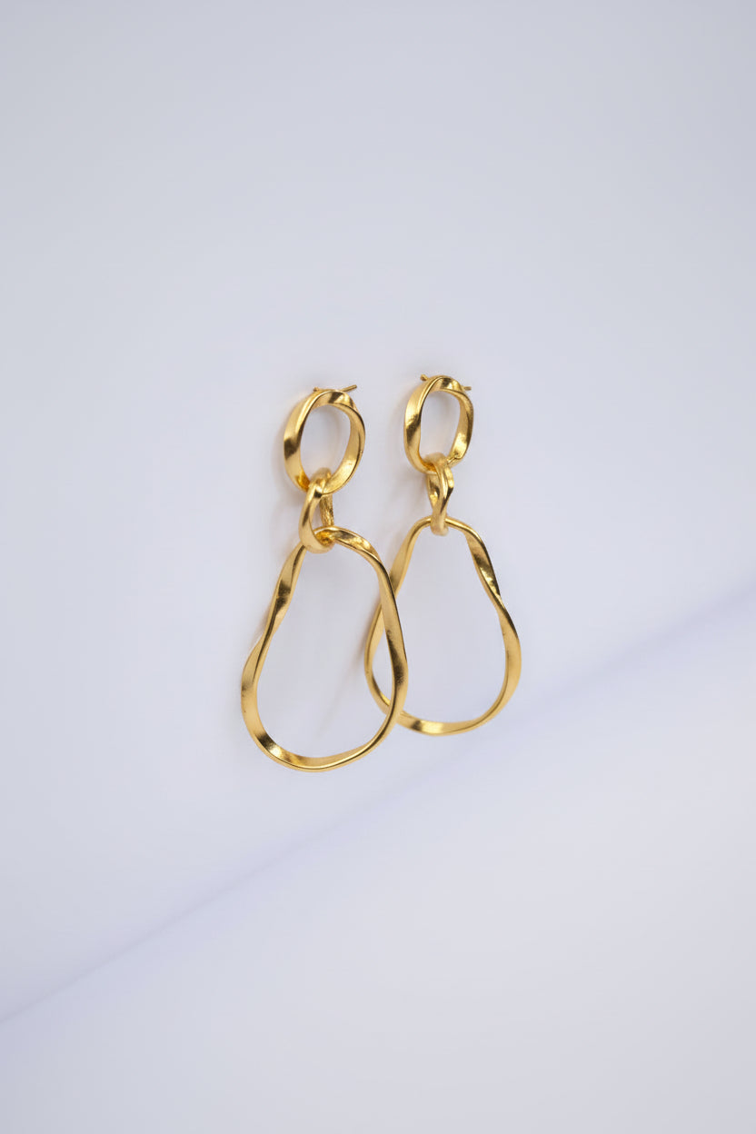 Aros Eslabón Triple Bronce