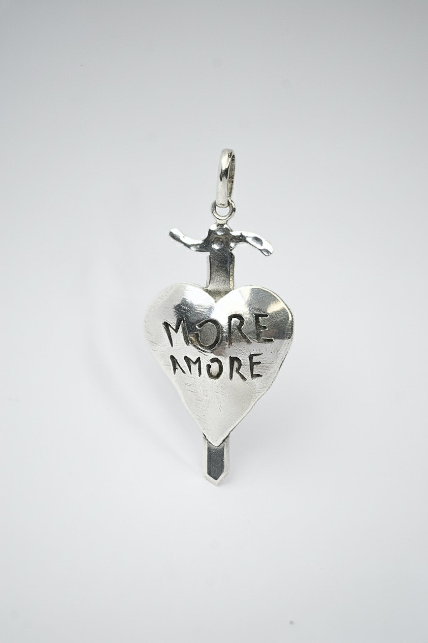 Colgante Corazón Espada More Amore S Silver