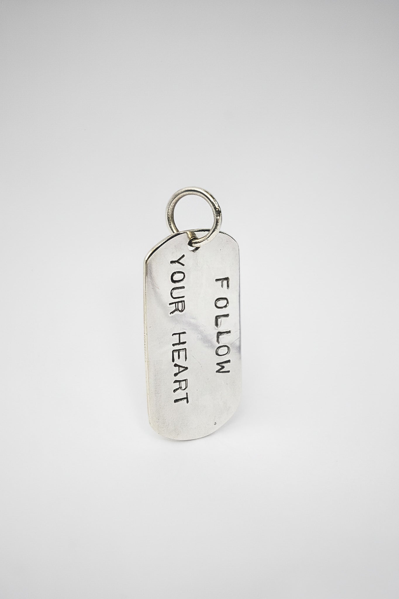 Placa Follow Your Heart Silver