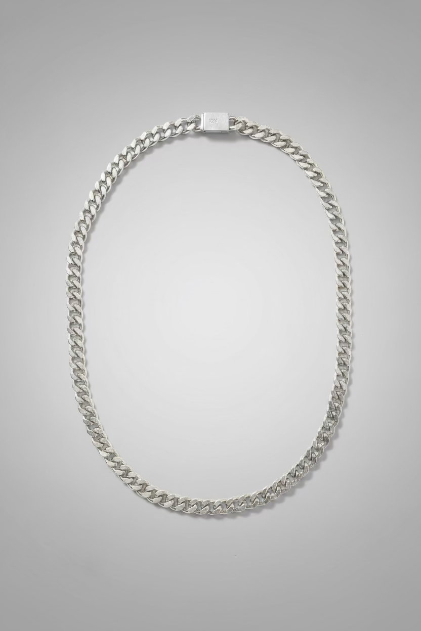 Cadena Grumet M Broche Cajon Plata