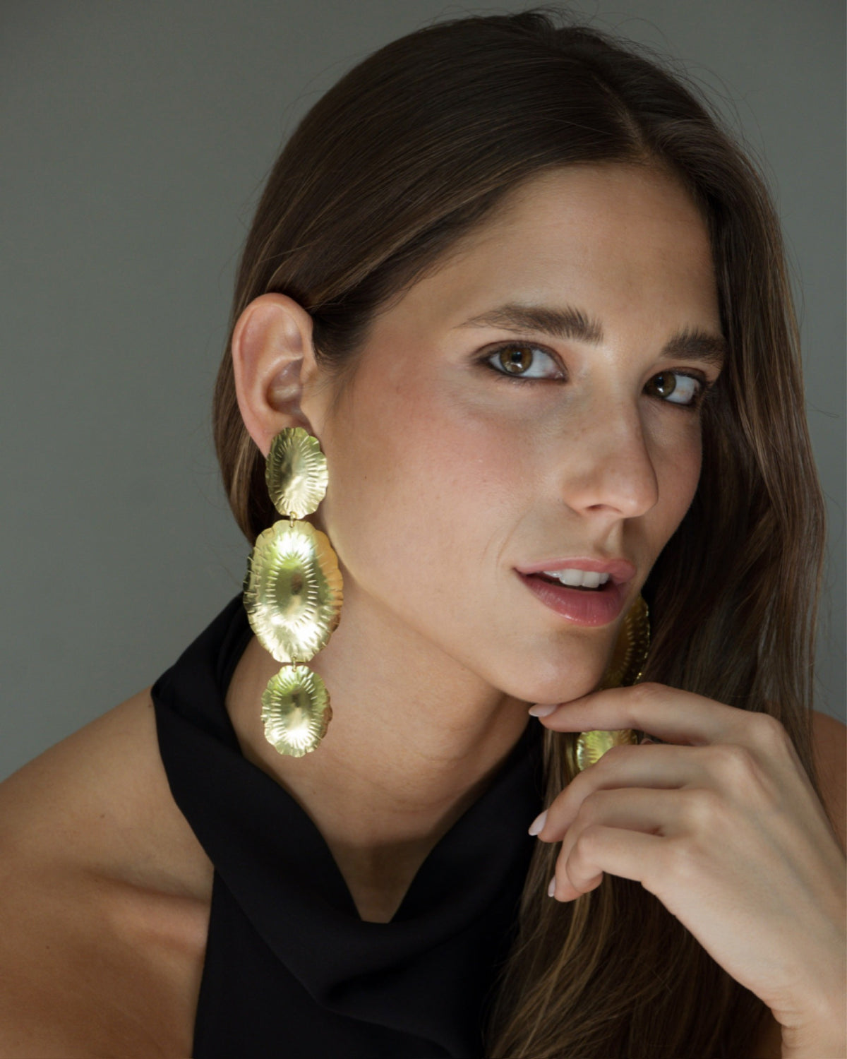 Aros Medallones Triple Bronce