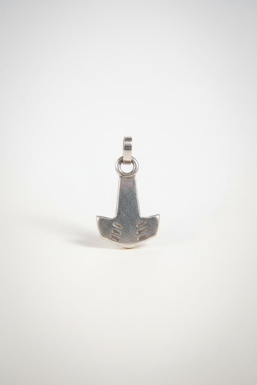 Colgante Ancla Relieve Plata