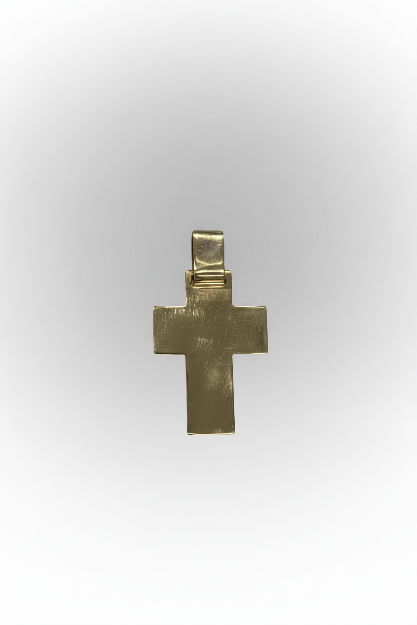 Colgante Cruz Lisa L Bronce