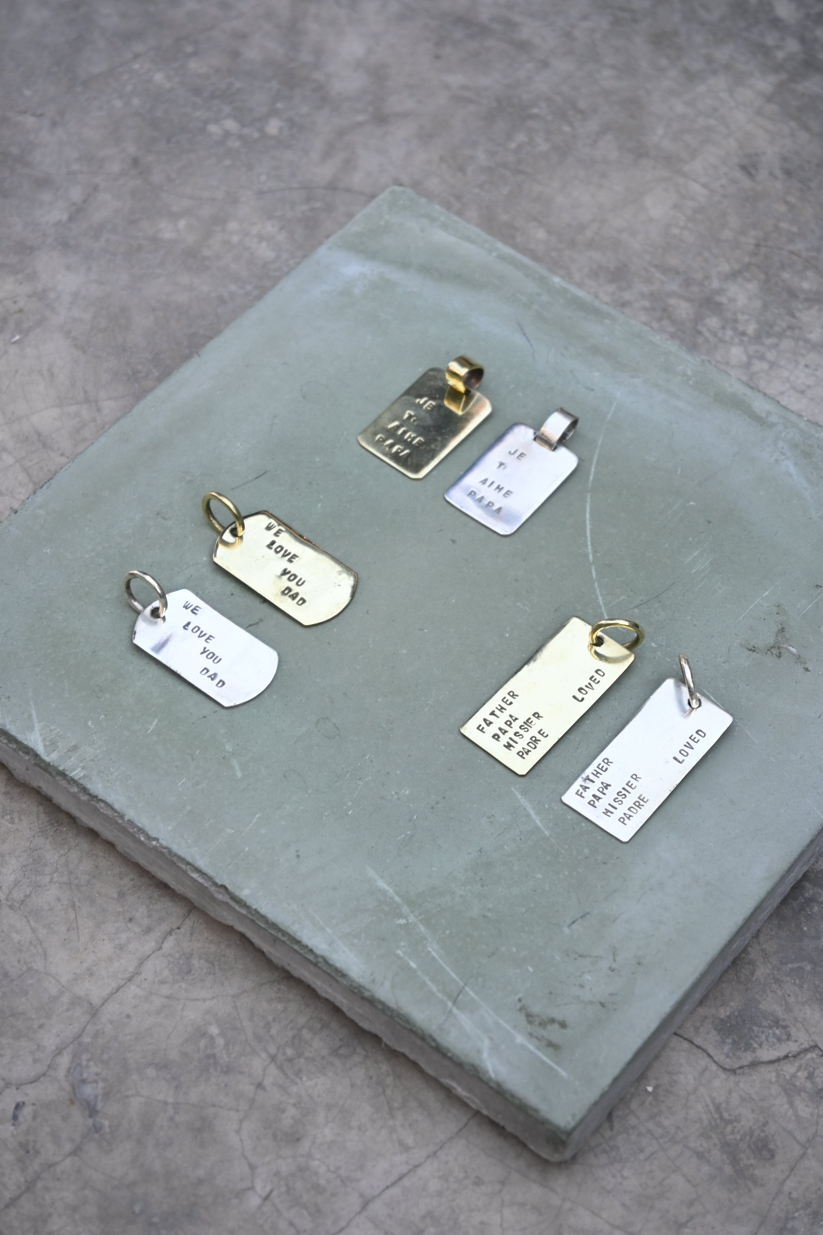 Placa Militar Dad Bronce