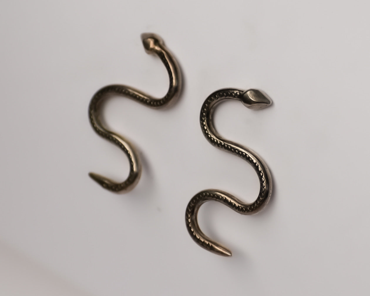 Aros Culebra Textura S Silver