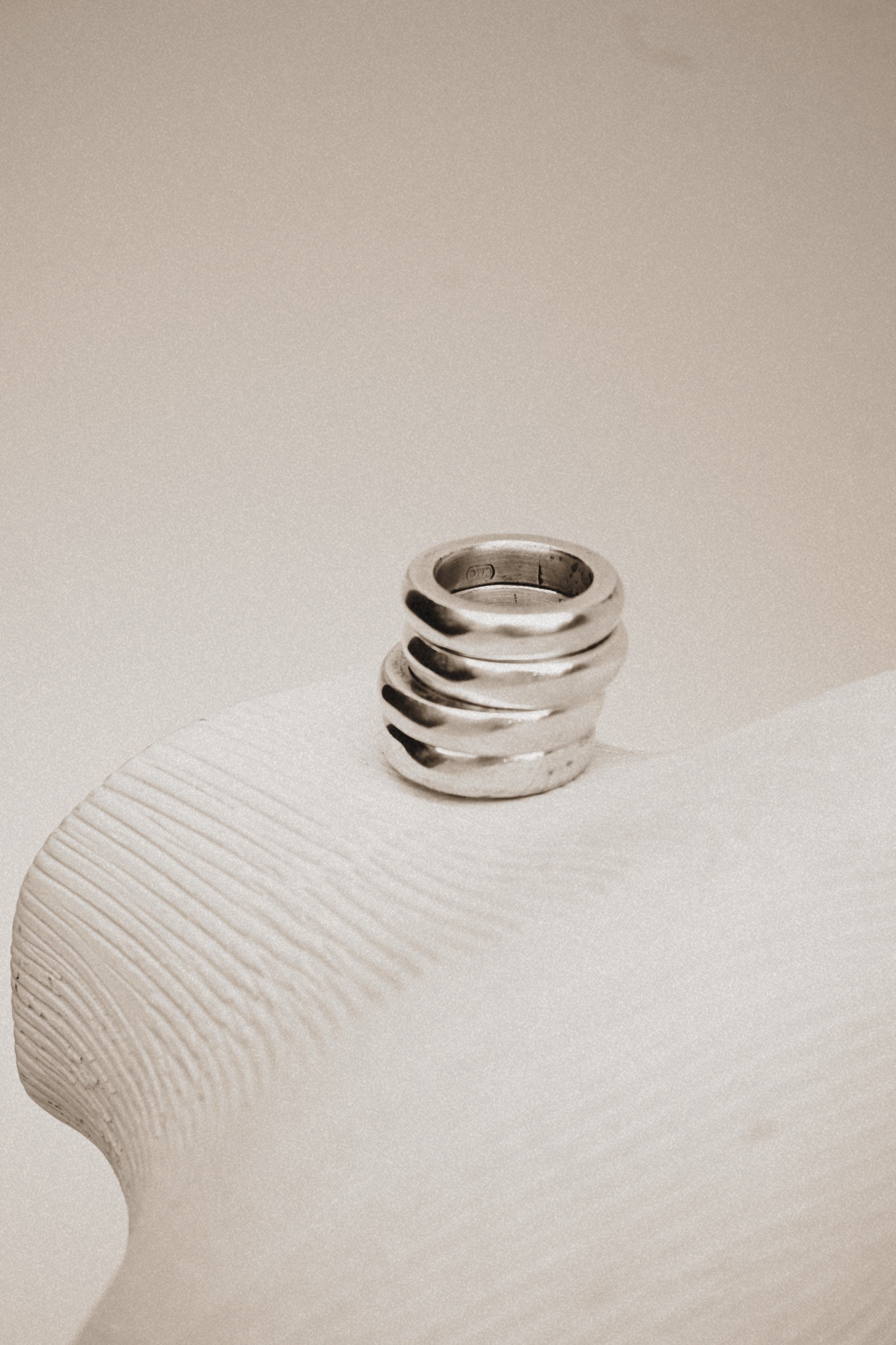 Anillo Bombé Plata