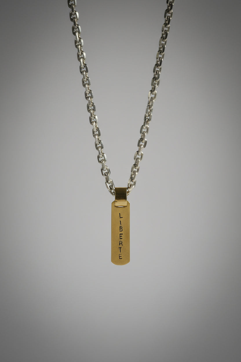 Placa Liberte S Bronce