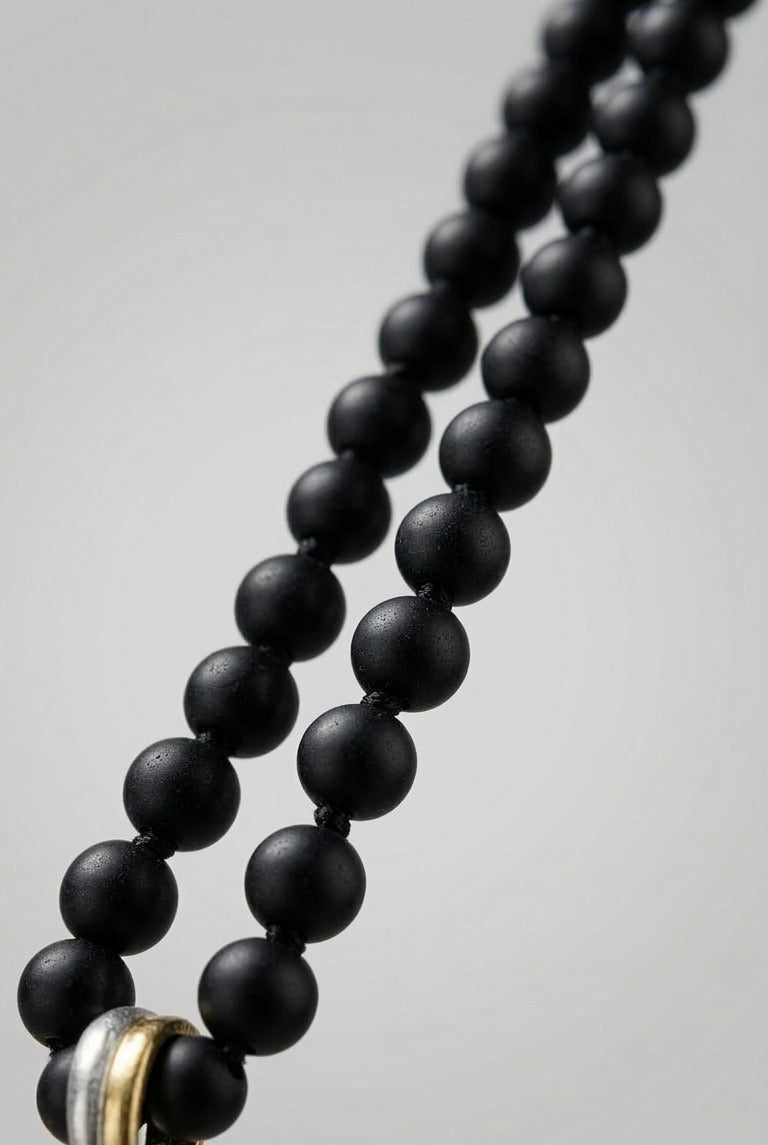 Collar Ónix Opaco 6mm