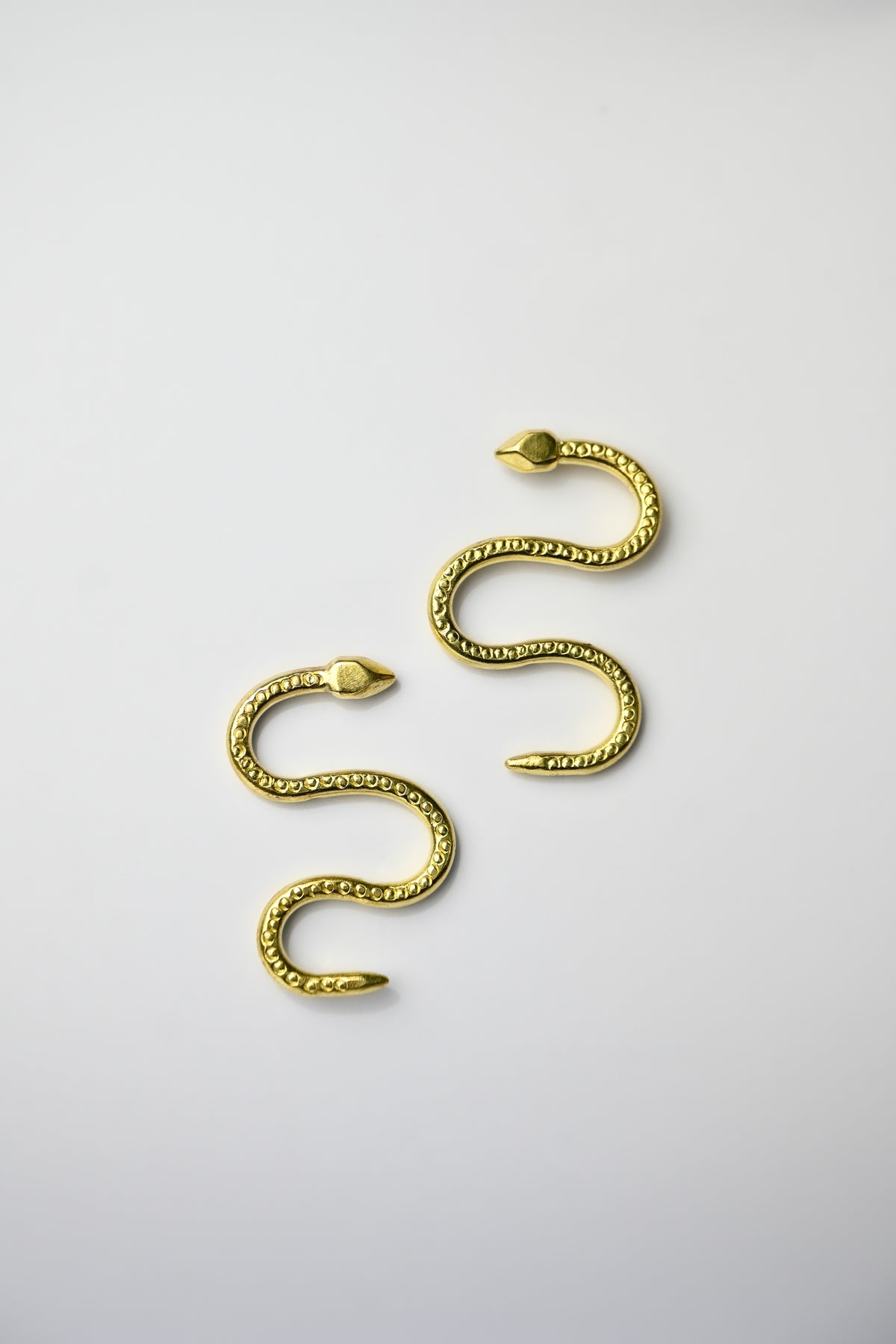 Aros Culebra Textura  M Bronce