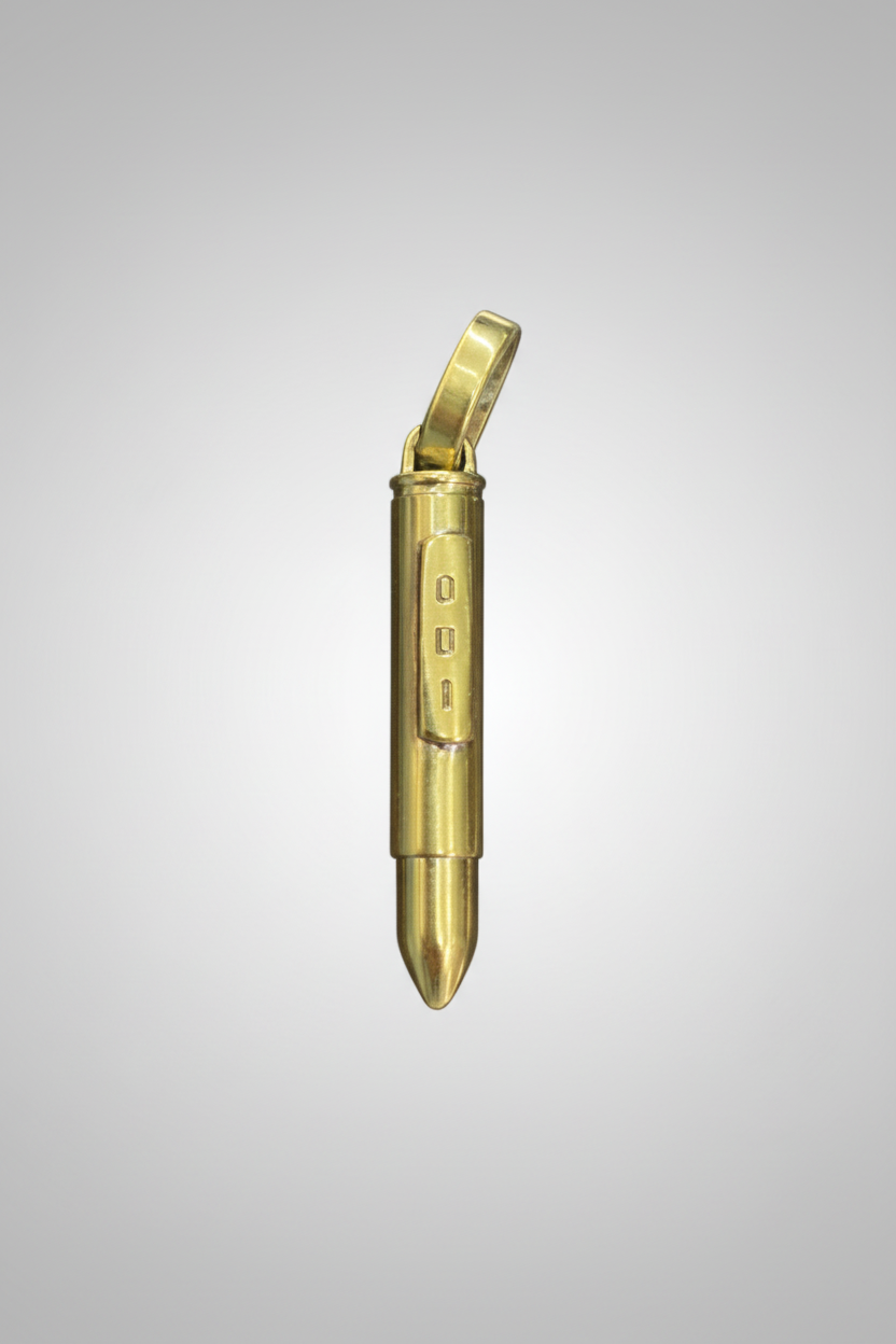 Colgante Bala OUI Bronce