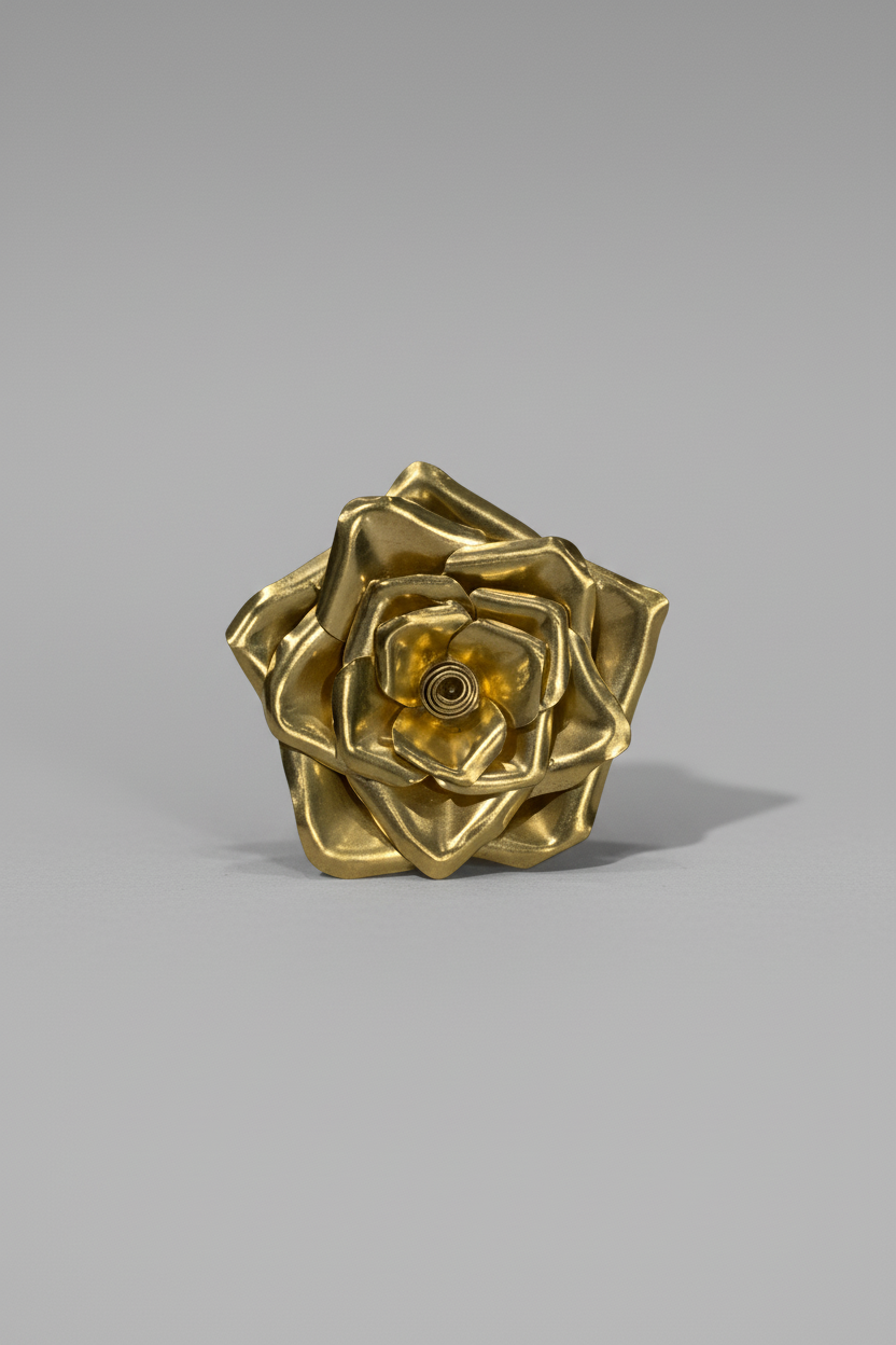Colgante Rosa G Bronce