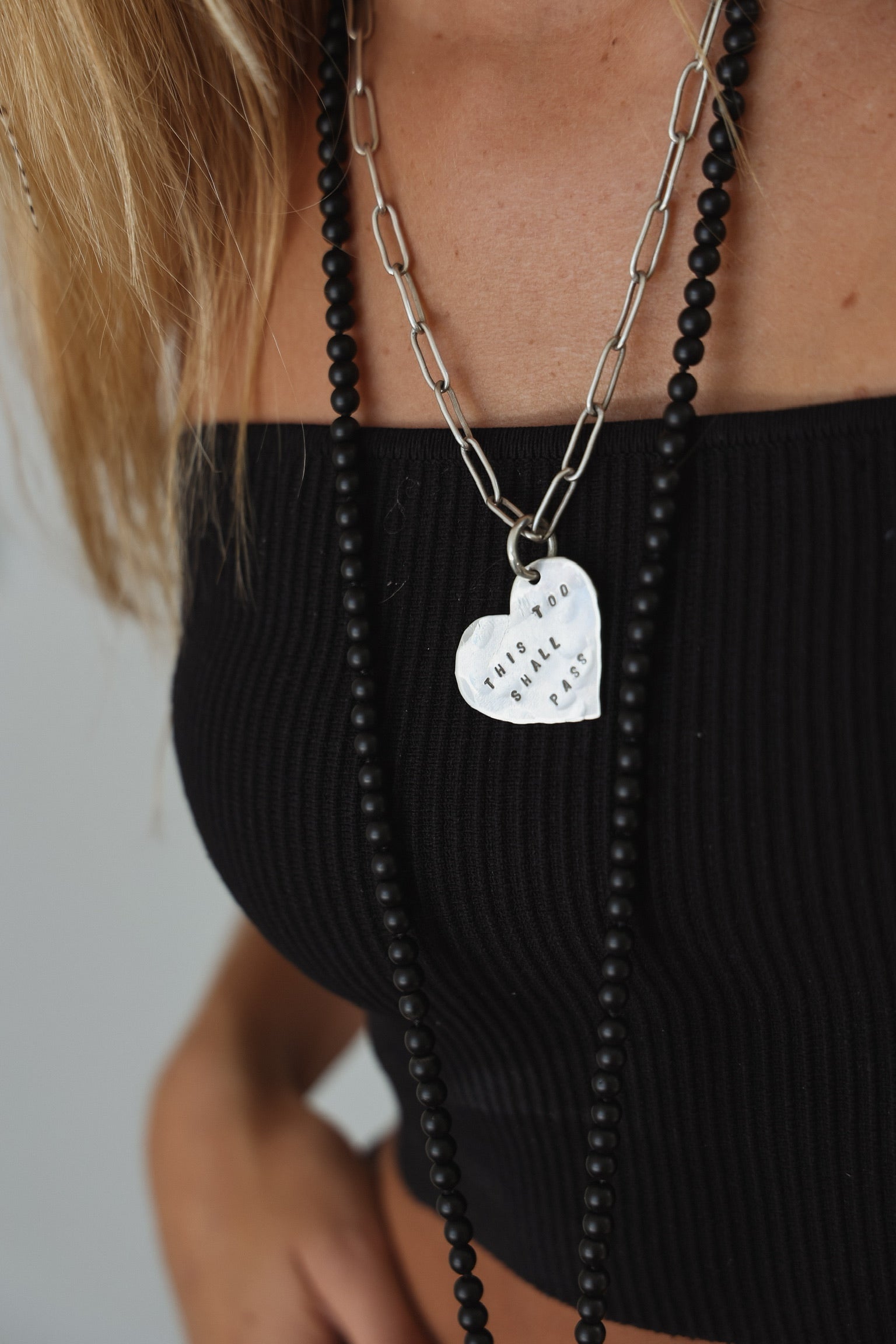 Corazón This Too Shall Pass Silver