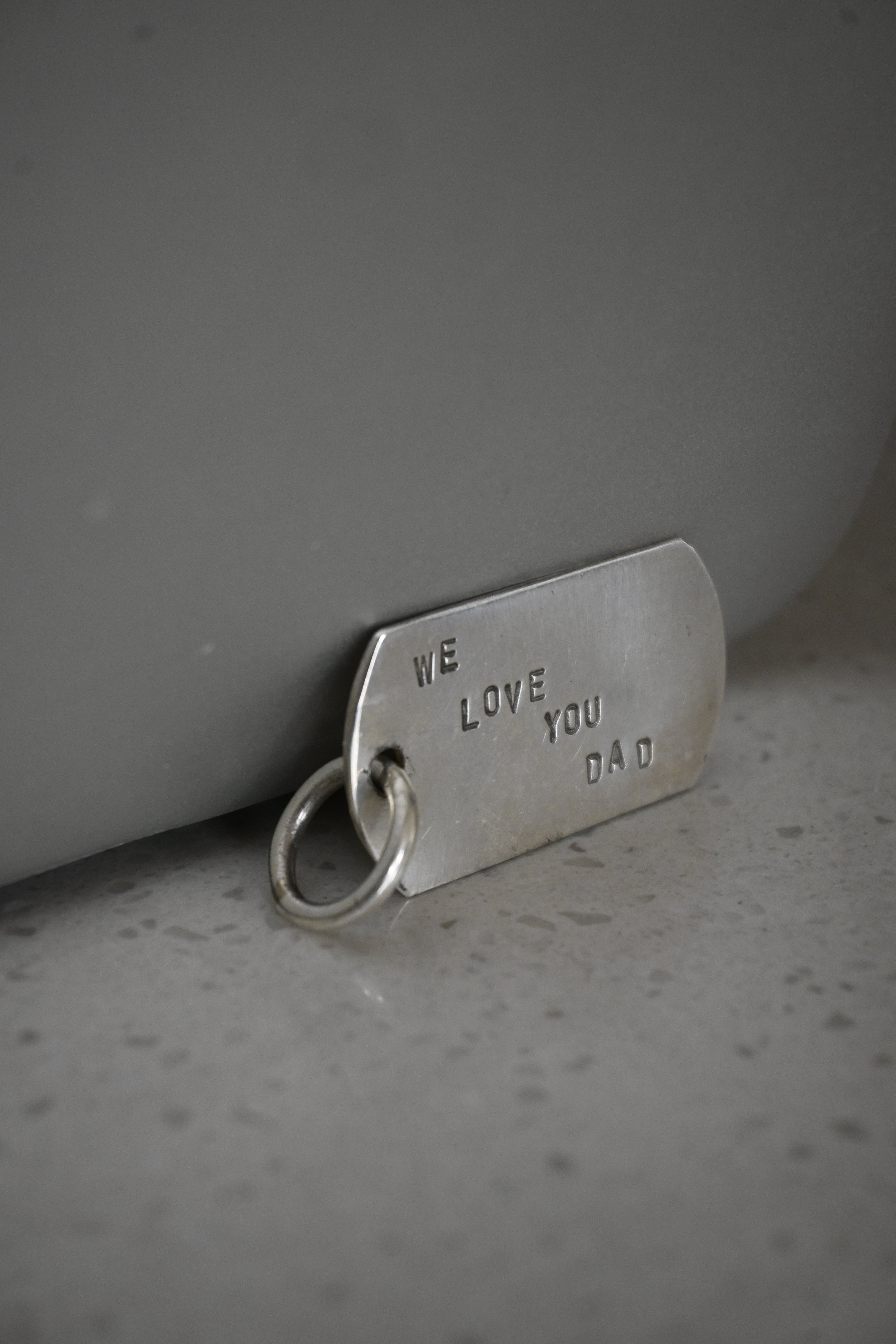 Placa Militar Dad Plata