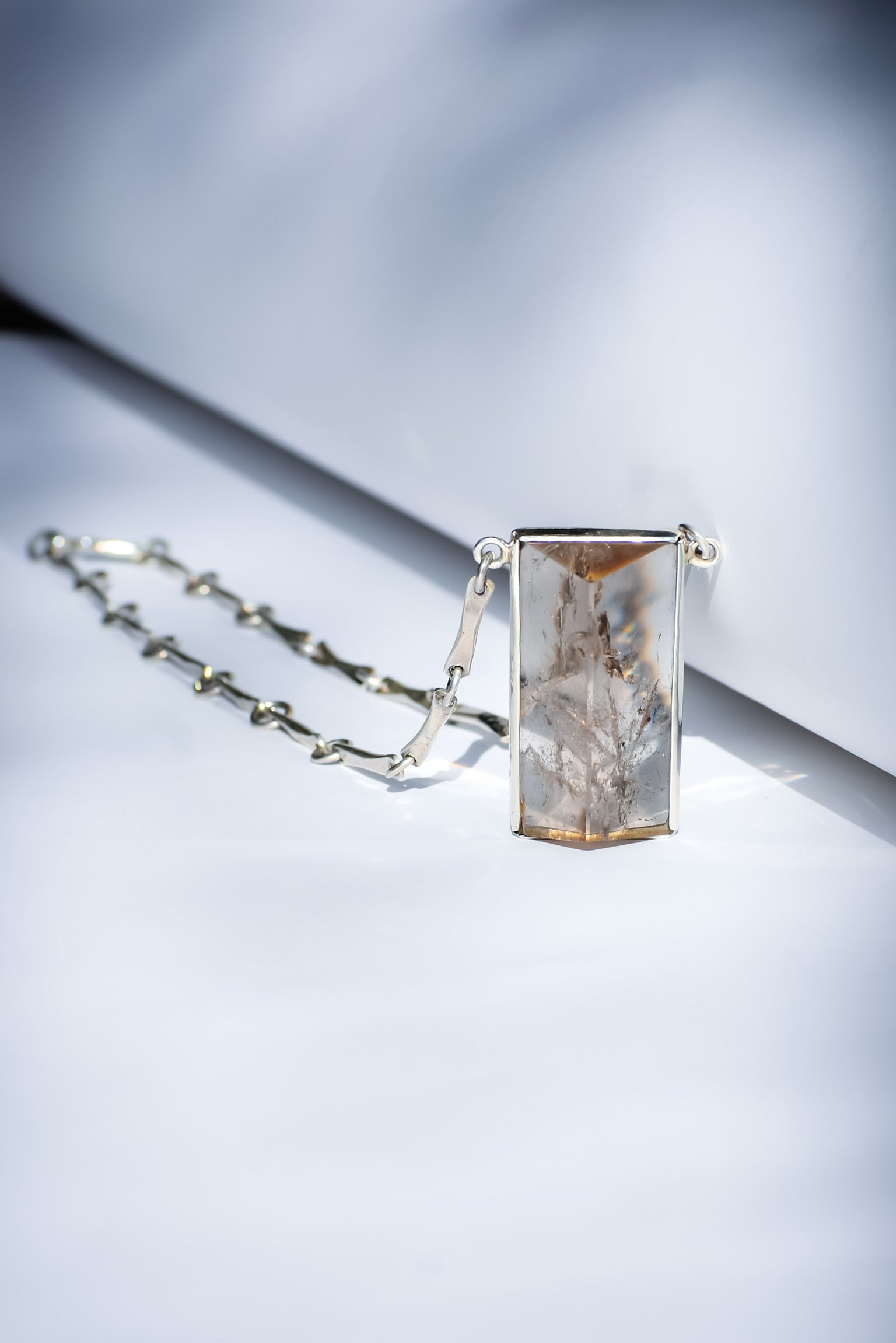 Collar Rendero Cuarzo Silver
