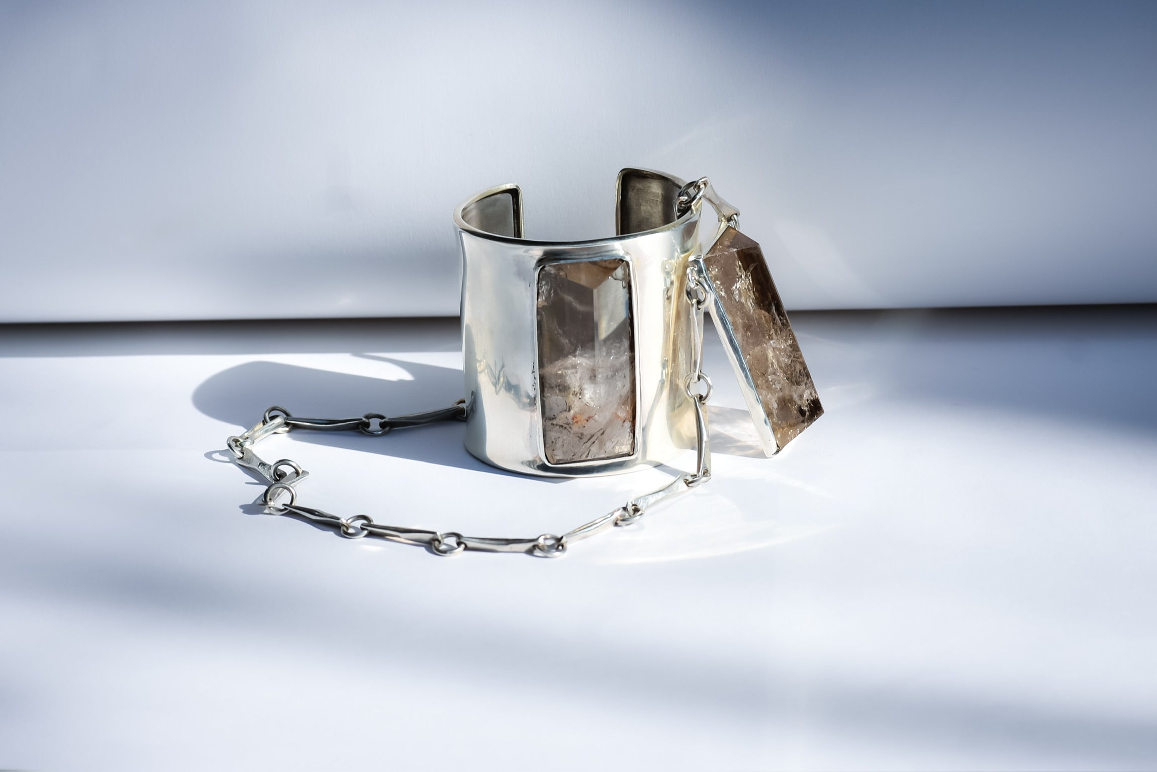 Collar Rendero Cuarzo Silver