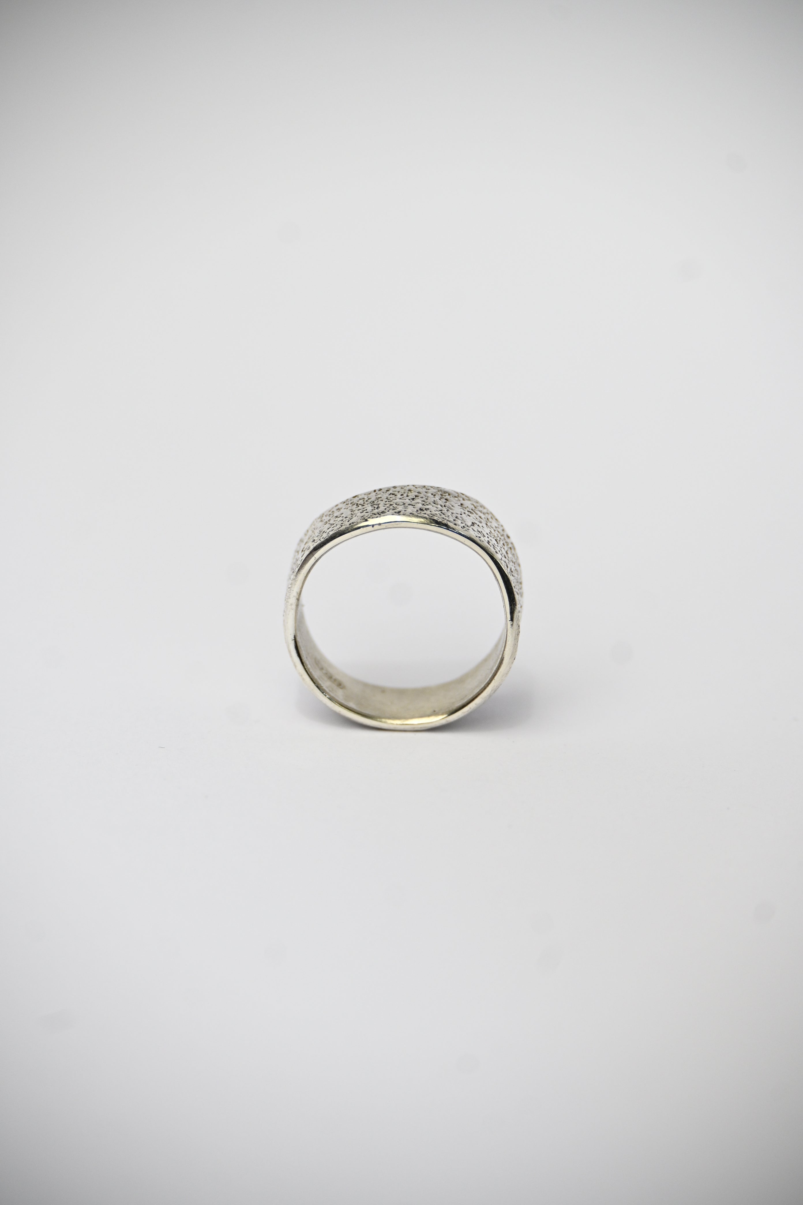 Anillo Onda Textura Silver A PEDIDO