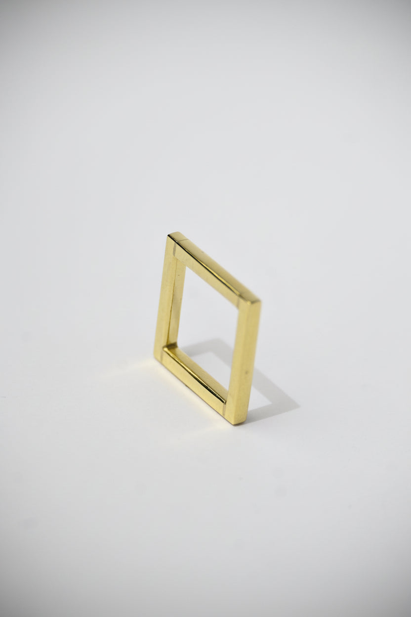 Anillo Cuadrado Bronce