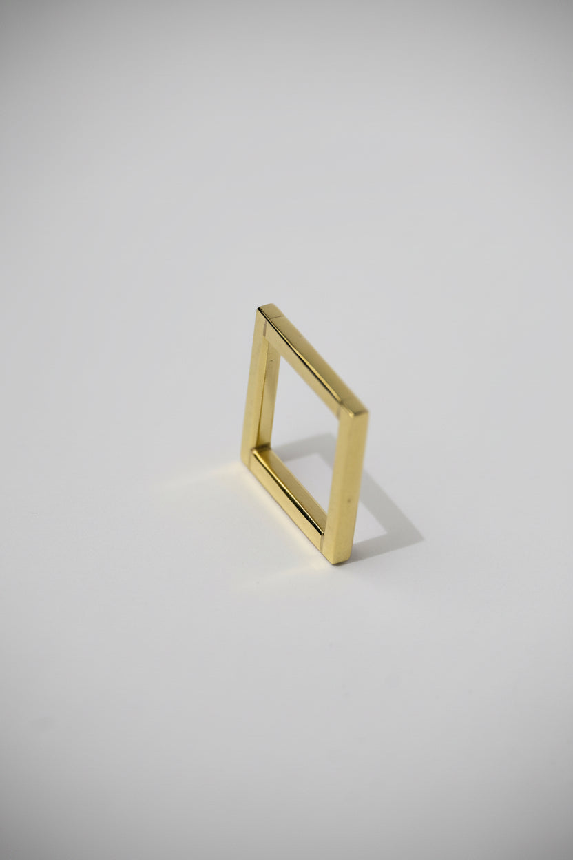 Anillo Cuadrado Bronce