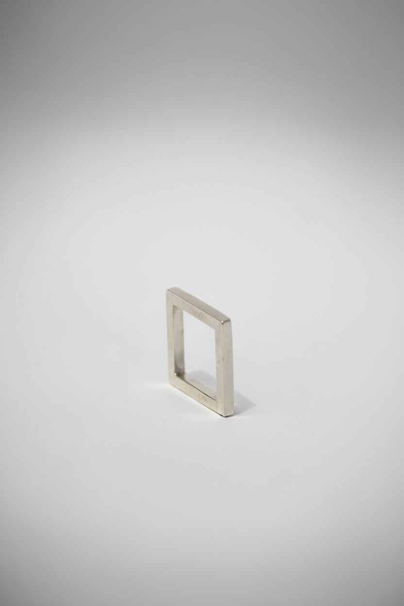 Anillo Cuadrado Plata
