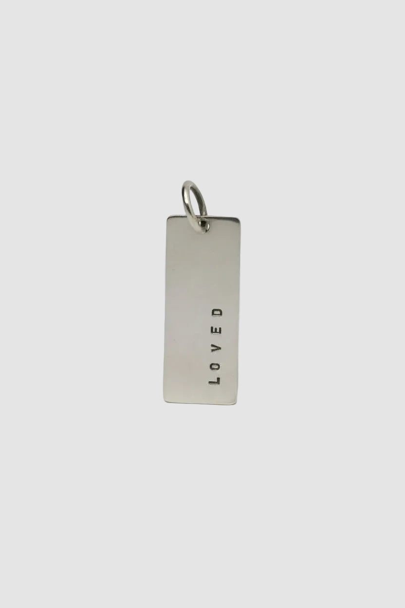 Placa Loved Plata