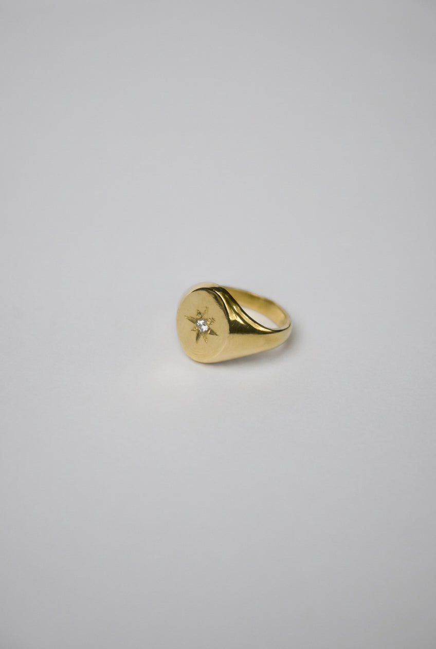 Anillo Estrellita Circón de bronce hecho a mano, CBC Jewelry - vista 6