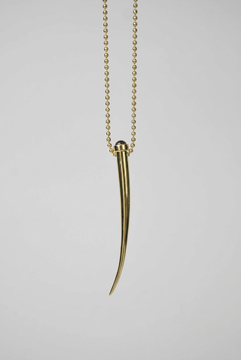 Collar Cacho Bronce Granate