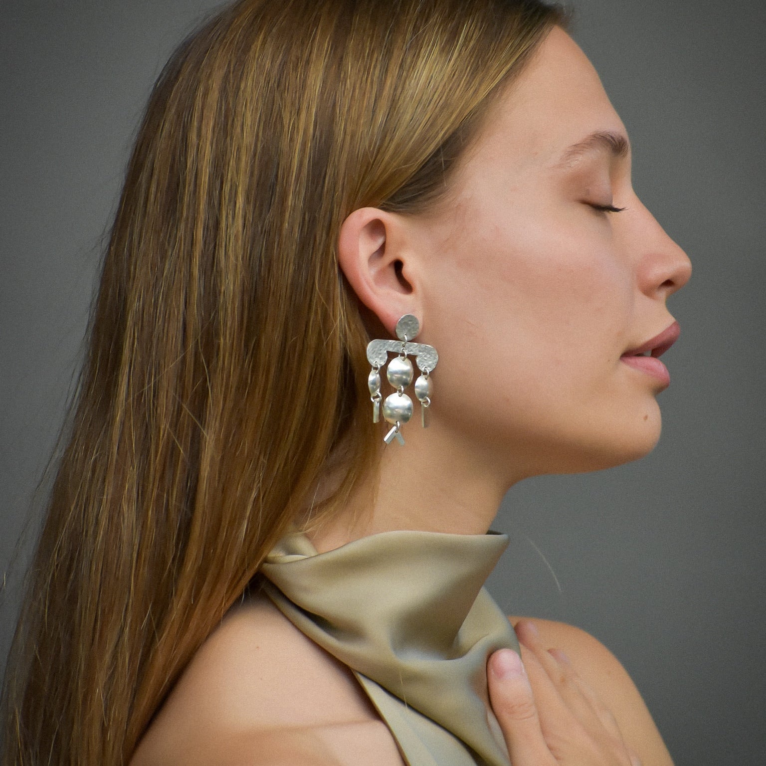 Aros Balanza Doble Silver 
