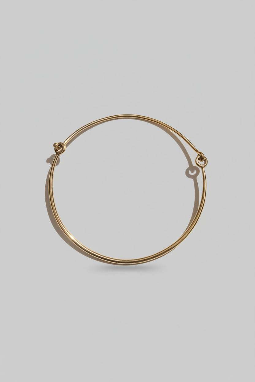 Gargantilla Alambre Bronce