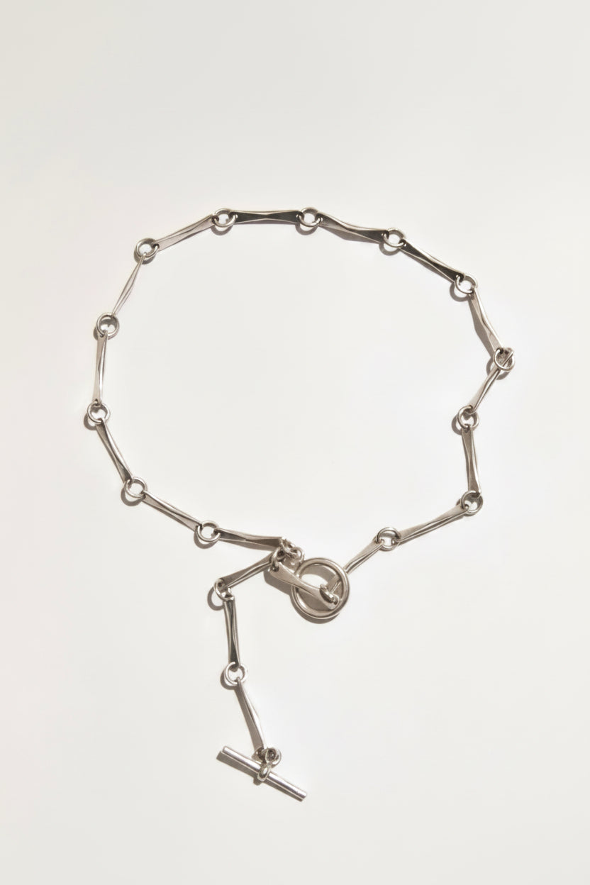 Collar Rendero Plata Broche Palanca