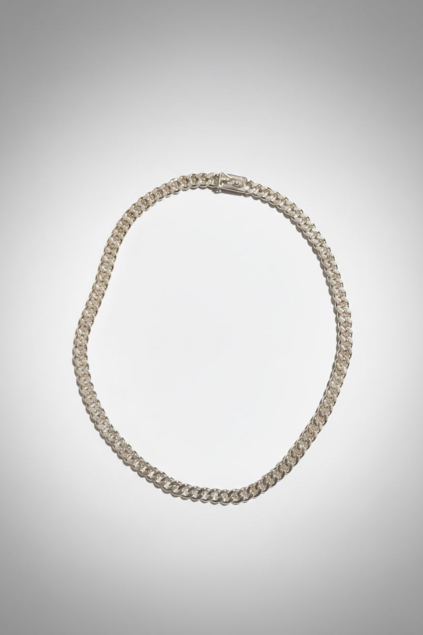 Cadena Grumet M Broche Cajon Silver